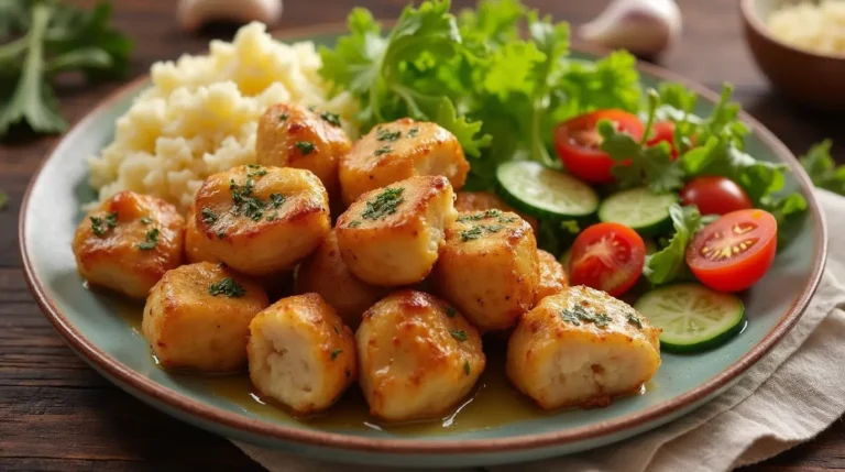 garlic butter chicken bites