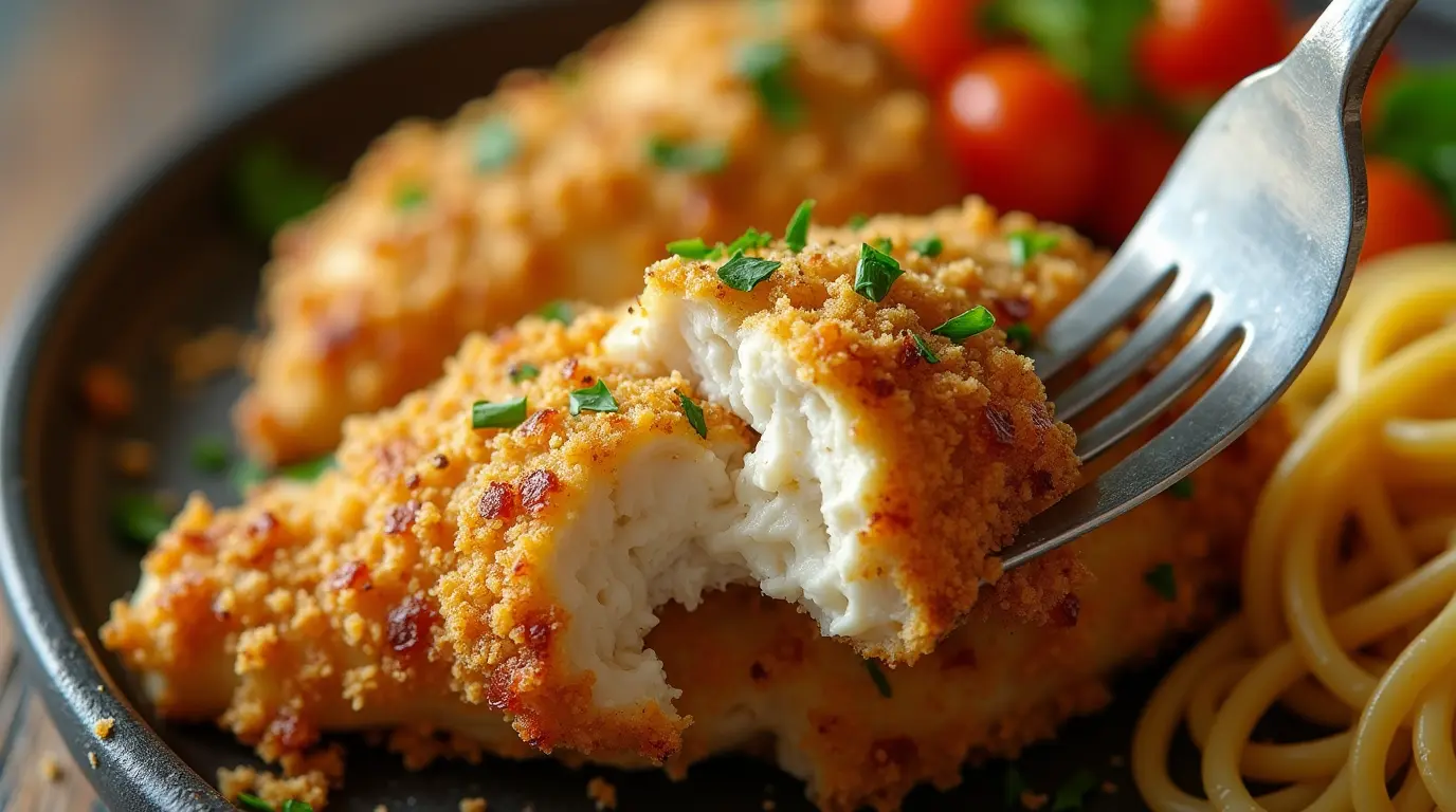 garlic parmesan crusted chicken